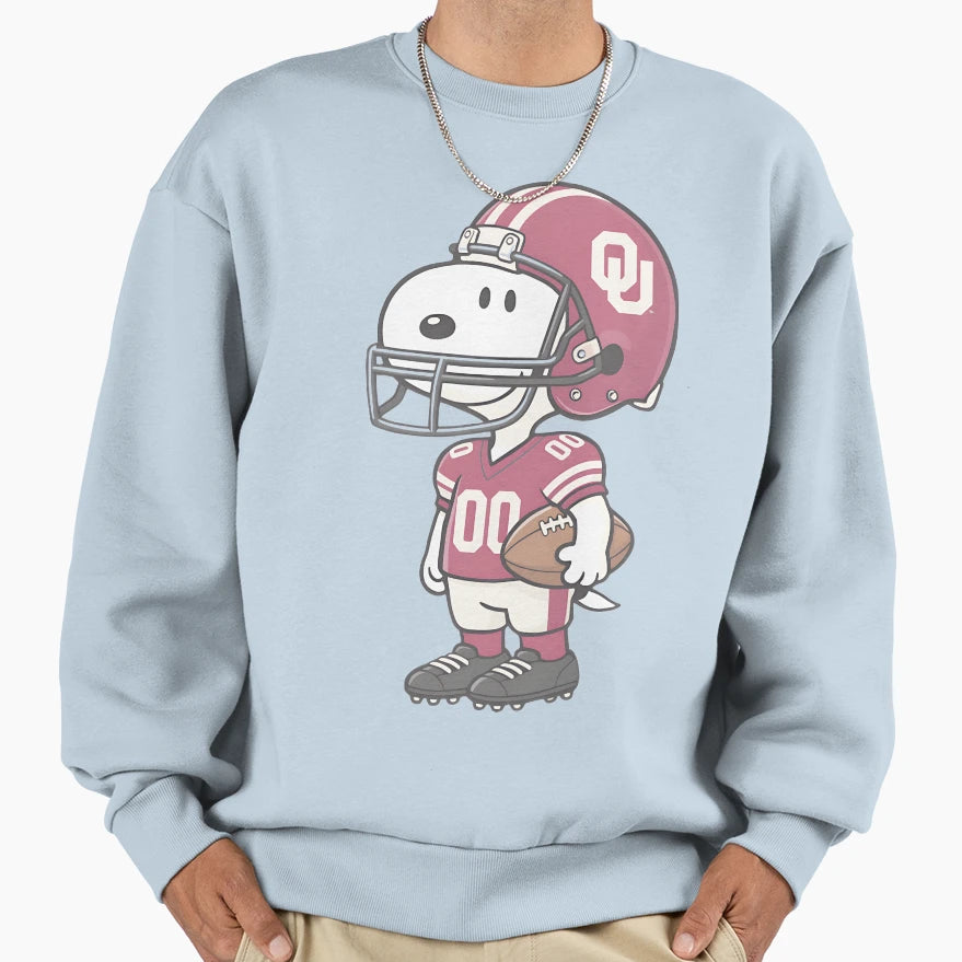Oklahomasoonerssnoopy Sweatshirt - Streetwear Style Unisex - T-Shirt, Sweatshirt, Hoodie