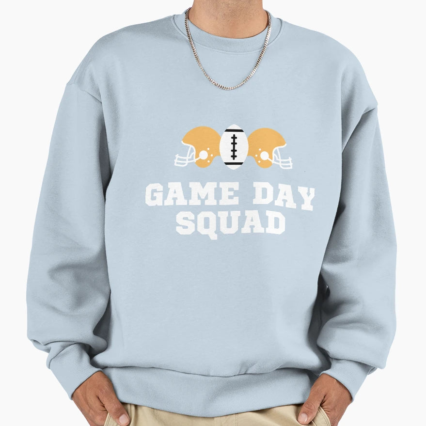 Game Day Squad Sweatshirt - Trendy Graphic Men Women - T-Shirt, Sweatshirt, Hoodie