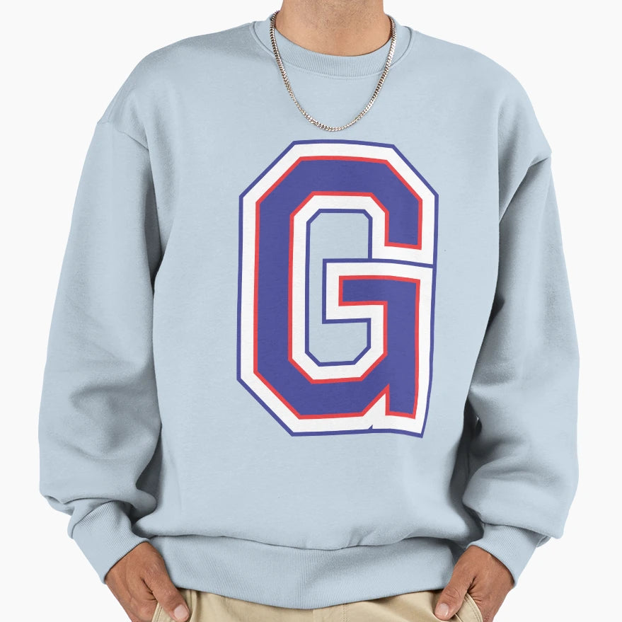 Alphabet G Sweatshirt - Casual Everyday Wear Men Women - T-Shirt, Sweatshirt, Hoodie