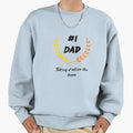 Fathers Day 1 Dad Sweatshirt - Minimalist Print Unisex - T-Shirt, Sweatshirt, Hoodie