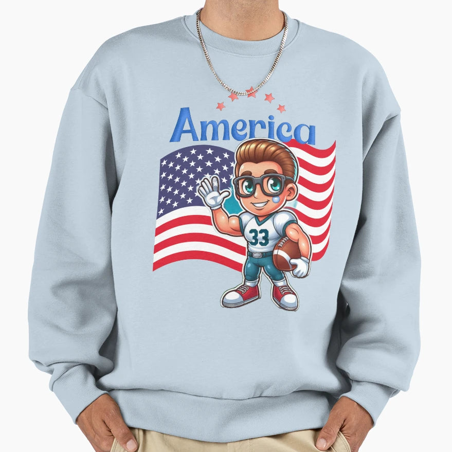 American Spirit Sweatshirt - Novelty Apparel Unisex - T-Shirt, Sweatshirt, Hoodie