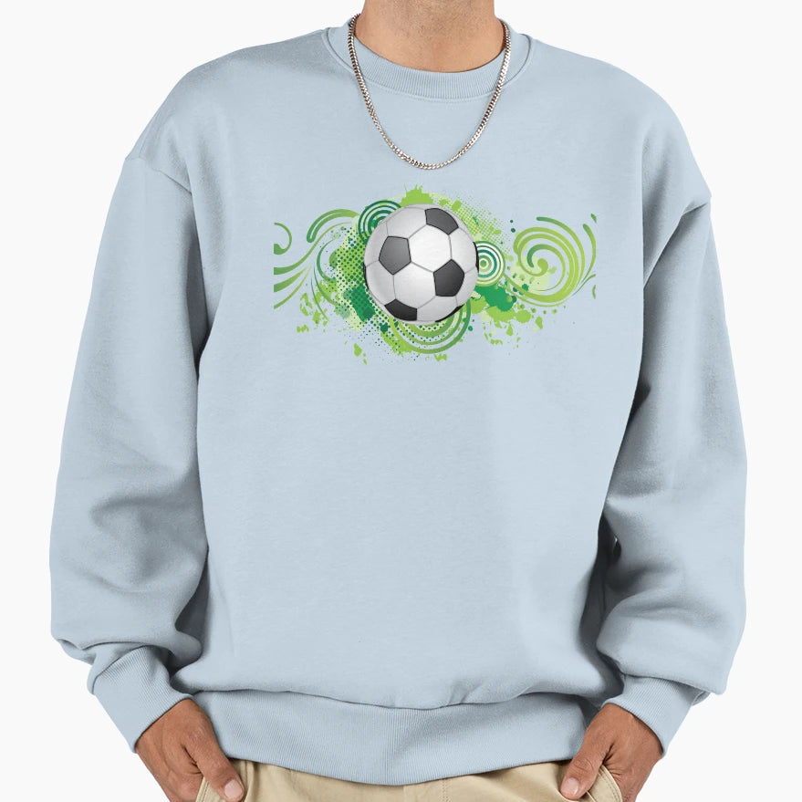 Dynamic Football Sweatshirt - Graphic Print Men Women - T-Shirt, Sweatshirt, Hoodie
