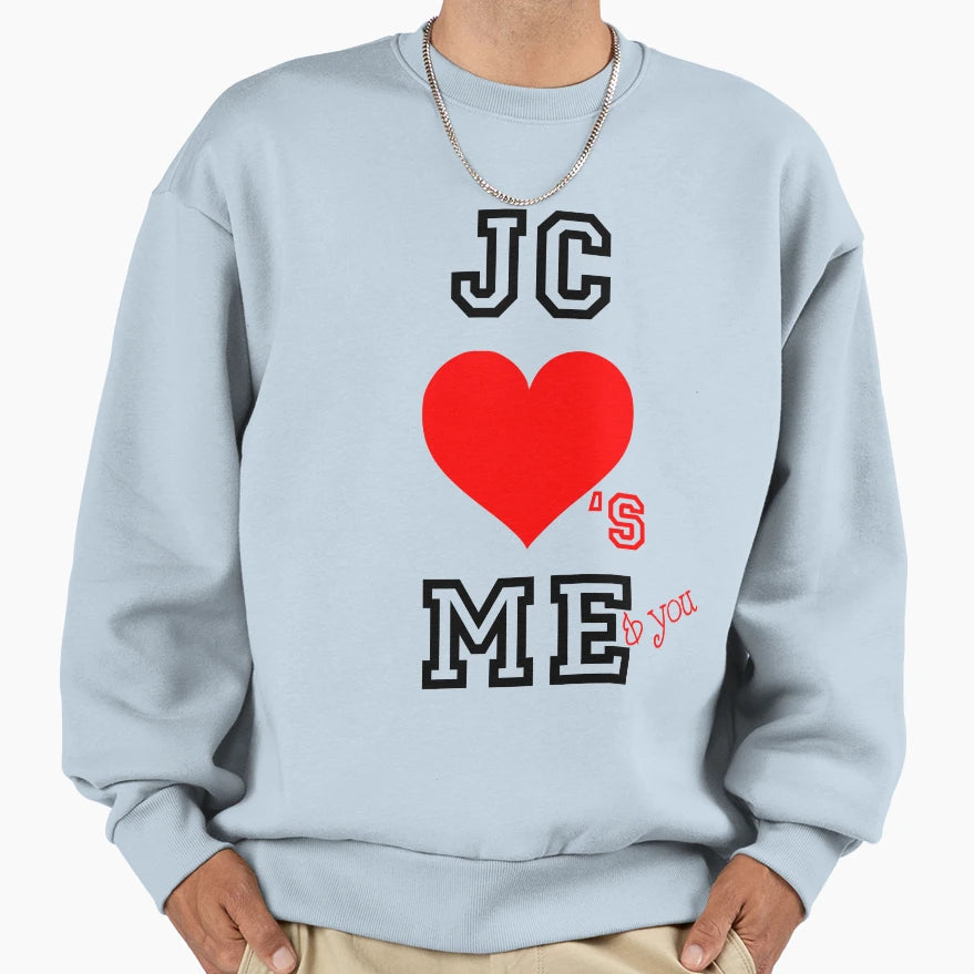 Jesus Christ Loves Me And You Sweatshirt - Minimalist Print Unisex - T-Shirt, Sweatshirt, Hoodie