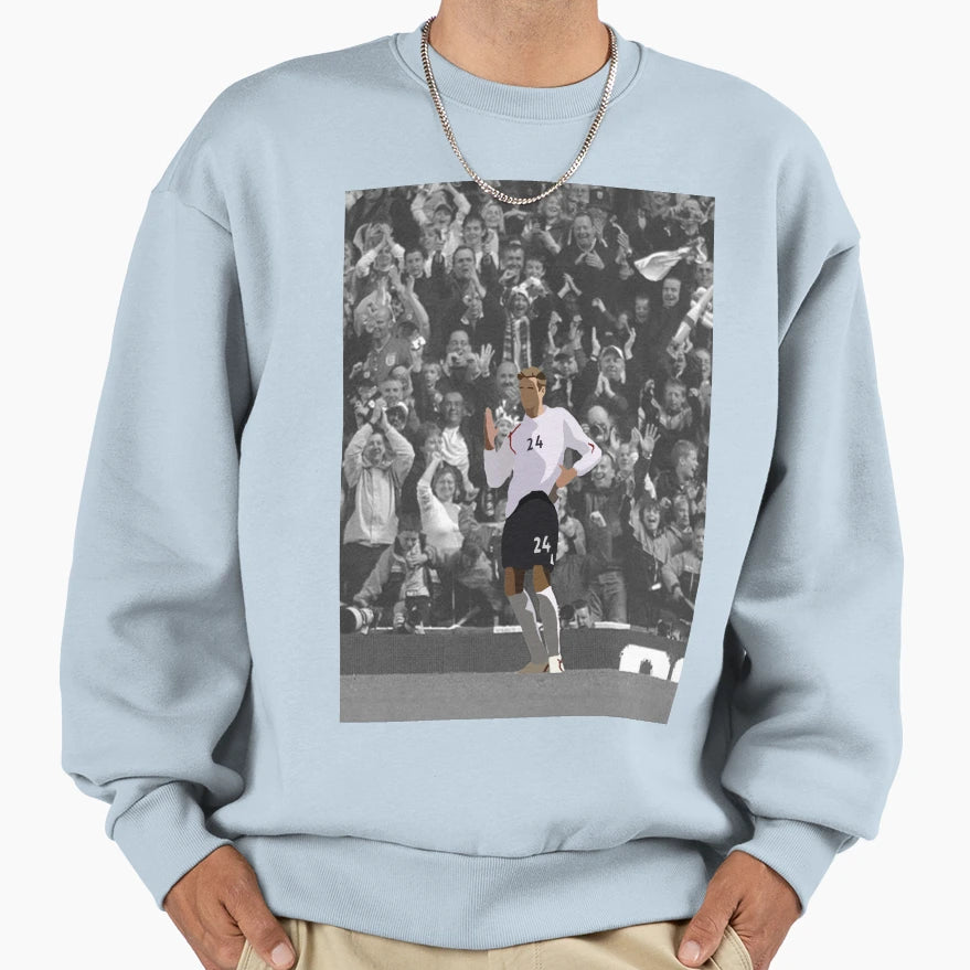 Englands Peter Crouch Sweatshirt - Casual Everyday Wear for Adults - T-Shirt, Sweatshirt, Hoodie