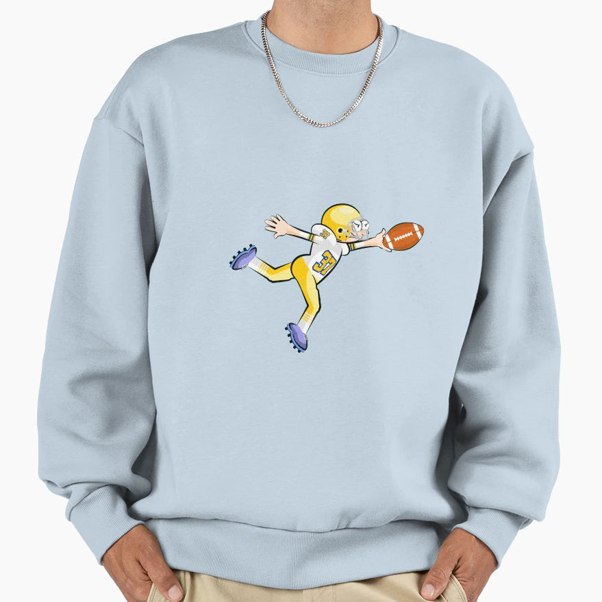 American Football Cartoon 24 41 Sweatshirt - Trendy Graphic Unisex - T-Shirt, Sweatshirt, Hoodie