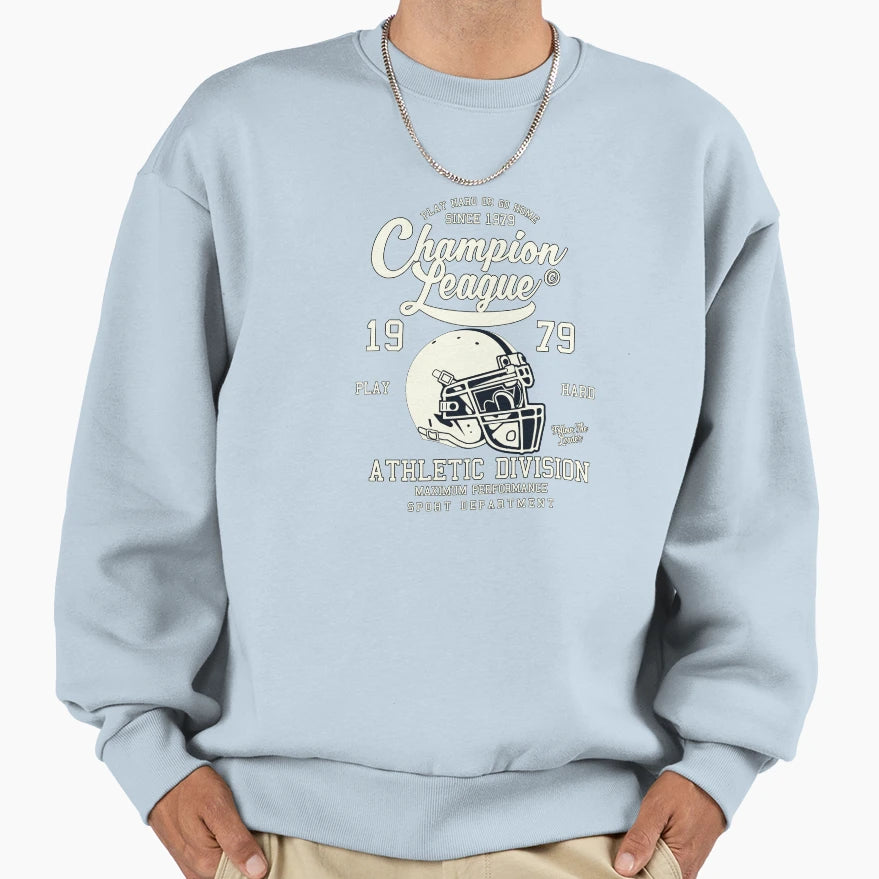 Champion League Football Sweatshirt - Novelty Apparel for Adults - T-Shirt, Sweatshirt, Hoodie