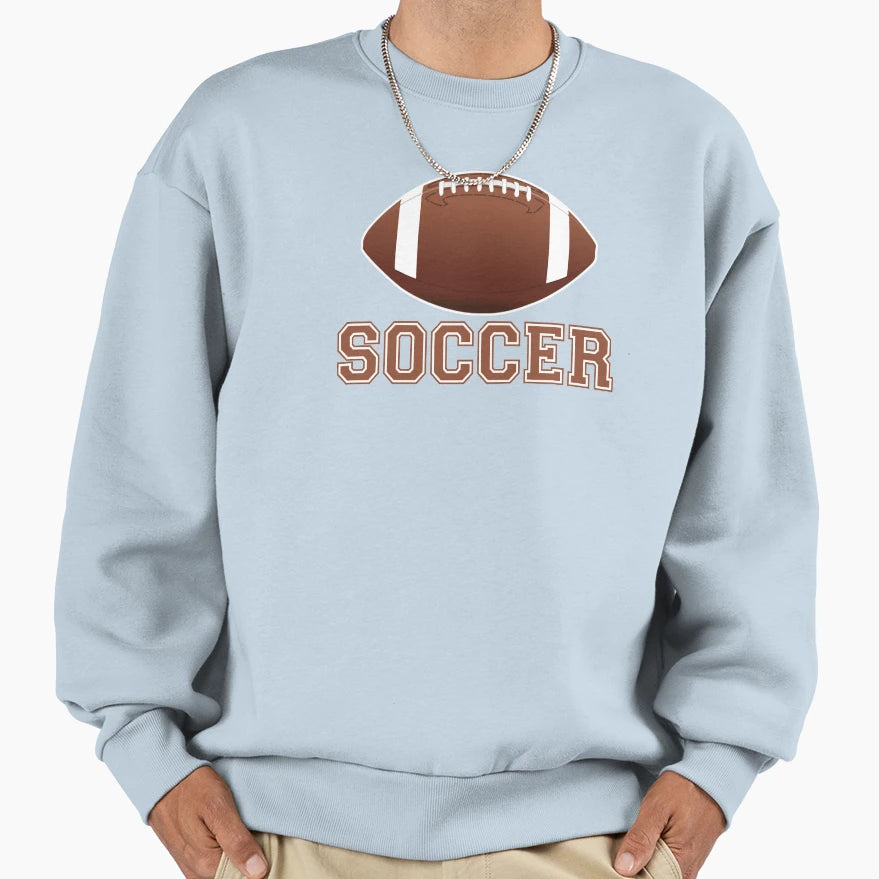 Soccer Sweatshirt - Graphic Print for Adults - T-Shirt, Sweatshirt, Hoodie