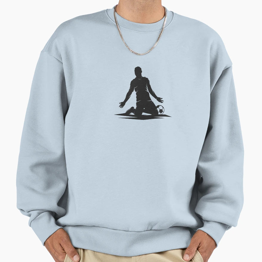 Football Player Celebration Sweatshirt - Casual Everyday Wear for Adults - T-Shirt, Sweatshirt, Hoodie