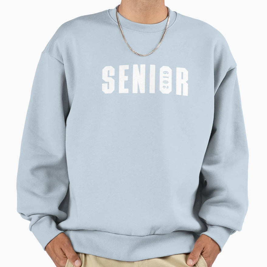Senior 2019 Graduation 2019 Sweatshirt - Aesthetic Graphic for Adults - T-Shirt, Sweatshirt, Hoodie