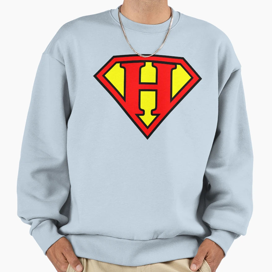 Super H Sweatshirt - Custom Art Print Unisex - T-Shirt, Sweatshirt, Hoodie