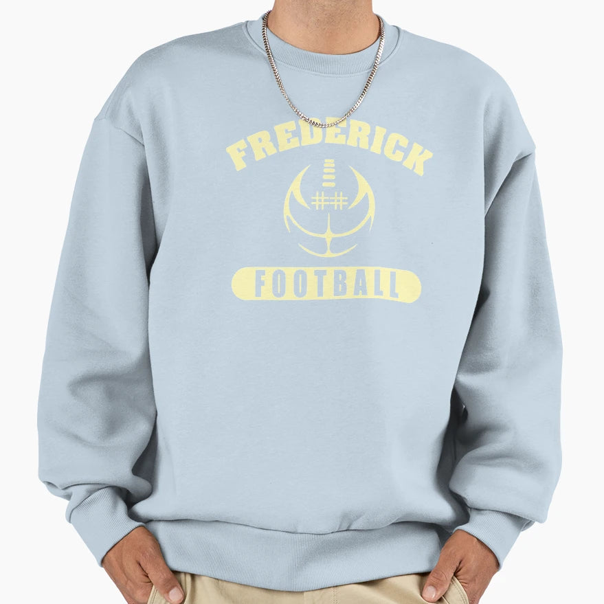 Frederick Warrior Football Sweatshirt - Trendy Graphic for Adults - T-Shirt, Sweatshirt, Hoodie