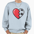 Love Football Soccer Sweatshirt - Aesthetic Graphic Unisex - T-Shirt, Sweatshirt, Hoodie