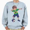 Dabbing Soccer Brazil Brazilian T-Shirt - Casual Everyday Wear Men Women - T-Shirt, Sweatshirt, Hoodie