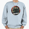 Football Season Red Art Helmet Sweatshirt - Unique Graphic for Adults - T-Shirt, Sweatshirt, Hoodie