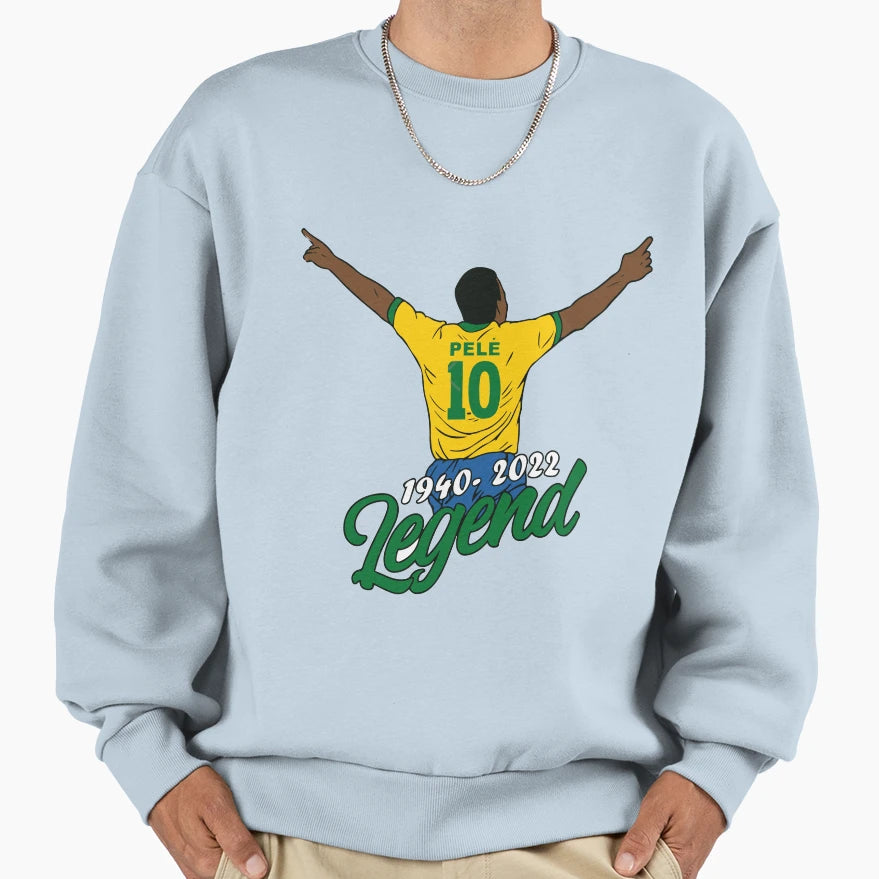 King Pel Football 3 Cups Hisvg Com Sweatshirt - Streetwear Style for Adults - T-Shirt, Sweatshirt, Hoodie