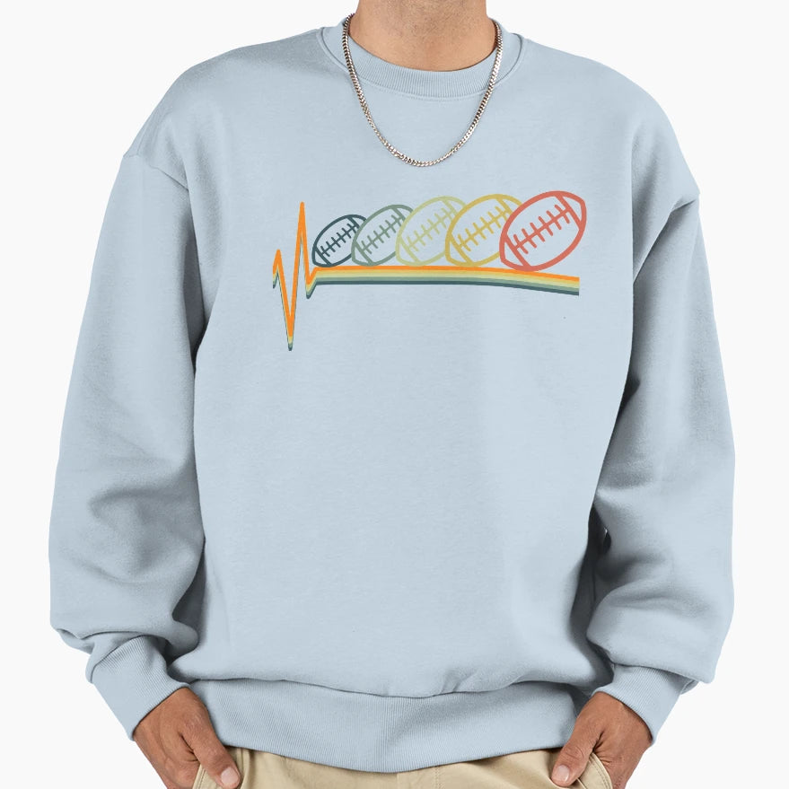 Football Sweatshirt - Trendy Graphic Unisex - T-Shirt, Sweatshirt, Hoodie