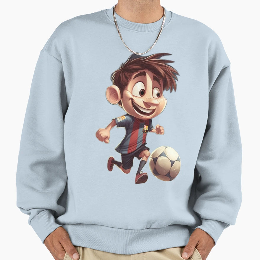 Soccer Star Action Sweatshirt - Graphic Print Men Women - T-Shirt, Sweatshirt, Hoodie