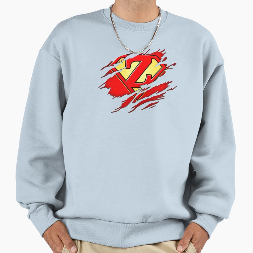 Letter Z Super Hero Name Birthday Sweatshirt - Streetwear Style for Adults - T-Shirt, Sweatshirt, Hoodie