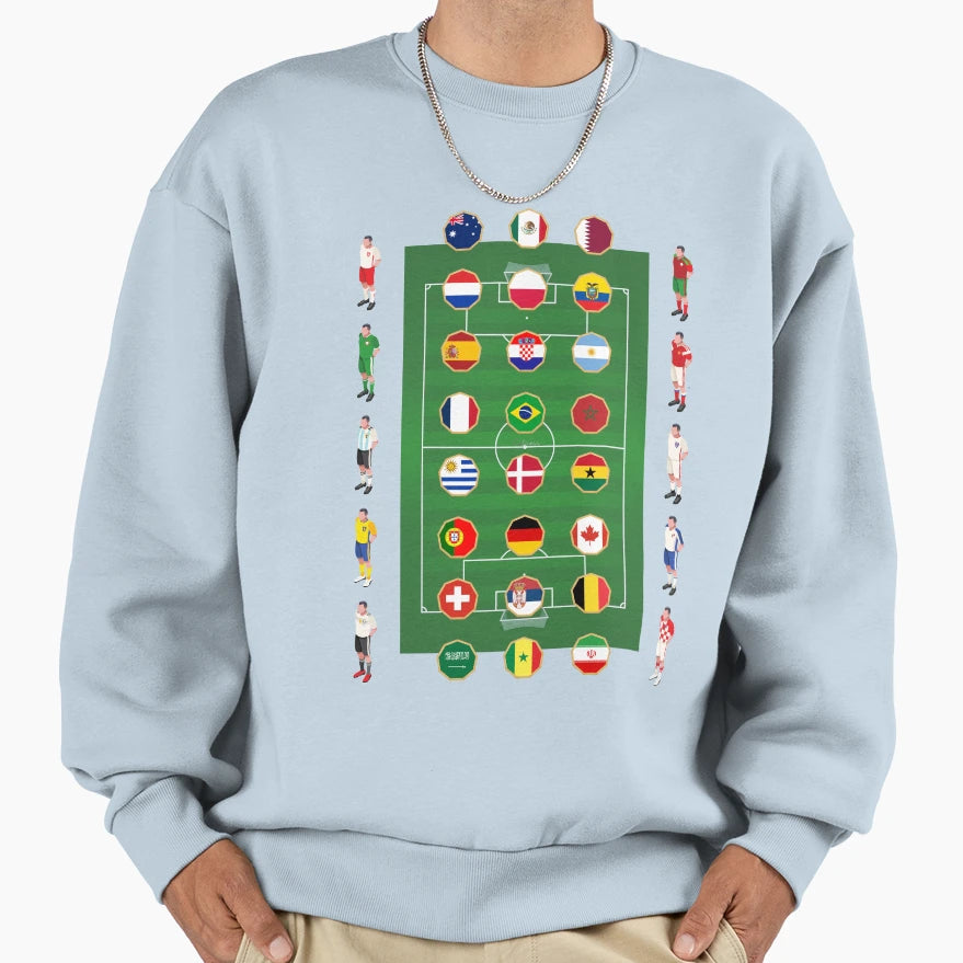 Football Soccer Lover Sweatshirt - Fun Novelty Design for Adults - T-Shirt, Sweatshirt, Hoodie