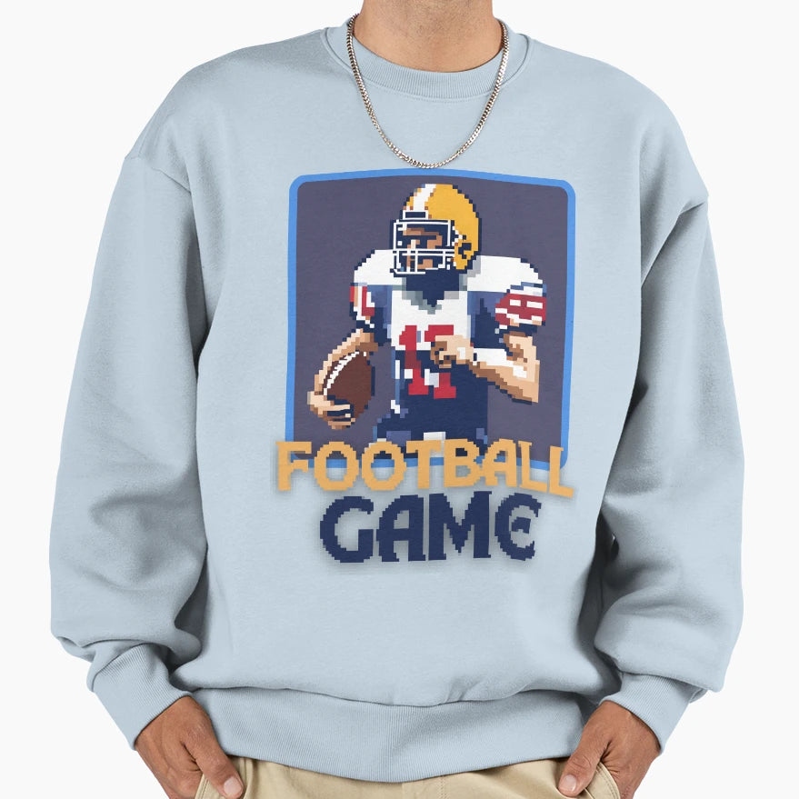 American Foot Ball Sweatshirt - Graphic Print for Adults - T-Shirt, Sweatshirt, Hoodie