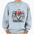 I Love Football Sweatshirt - Custom Art Print Unisex - T-Shirt, Sweatshirt, Hoodie