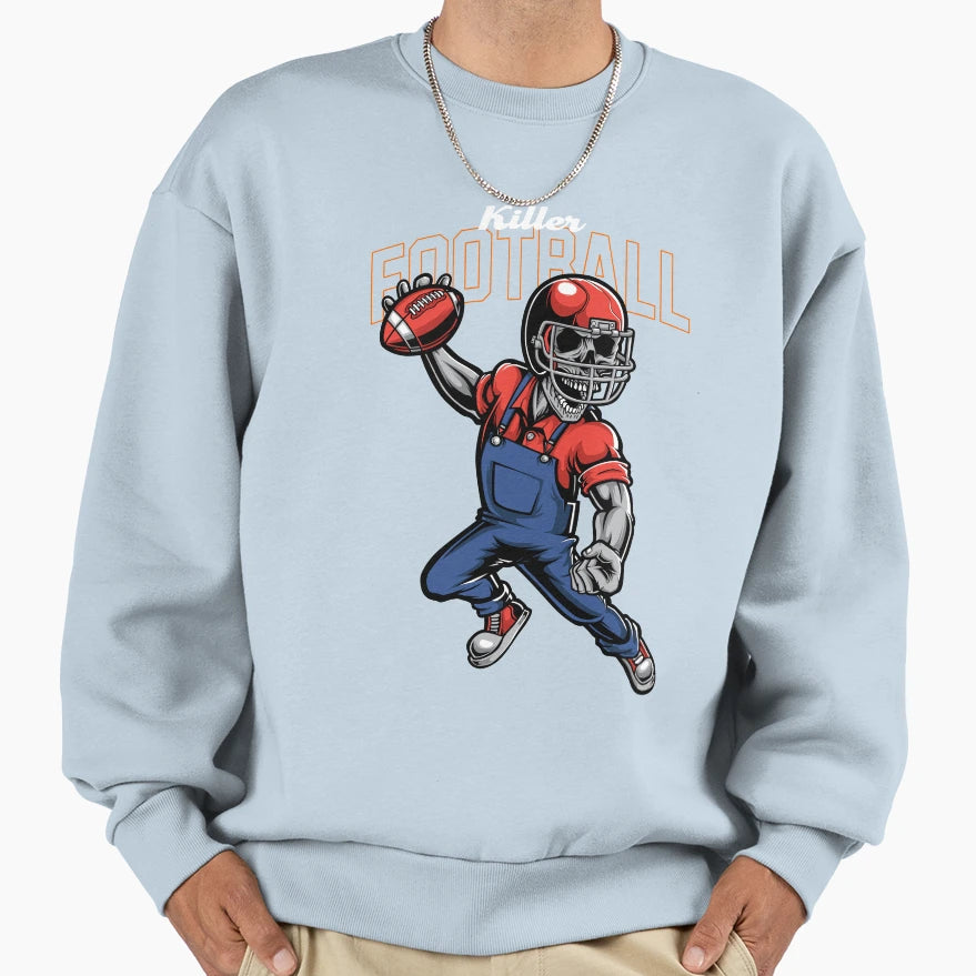 Killler Footbal Sweatshirt - Streetwear Style Unisex - T-Shirt, Sweatshirt, Hoodie