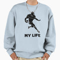 Football Is My Life Sweatshirt - Trendy Graphic for Adults - T-Shirt, Sweatshirt, Hoodie