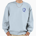 Dark Blue Q Sweatshirt - Unique Graphic Unisex - T-Shirt, Sweatshirt, Hoodie