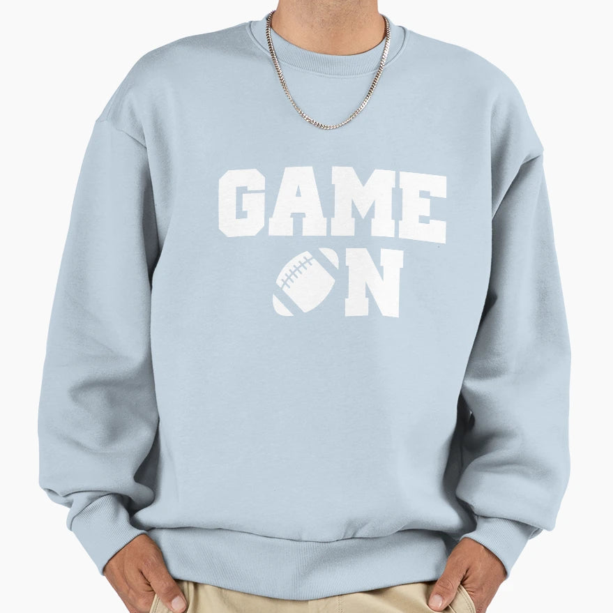 Game Football Sweatshirt - Aesthetic Graphic Men Women - T-Shirt, Sweatshirt, Hoodie