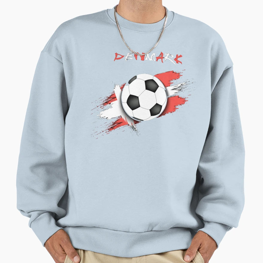 Denmark Soccer Denmark Football Danish T-Shirt - Unique Graphic Men Women - T-Shirt, Sweatshirt, Hoodie