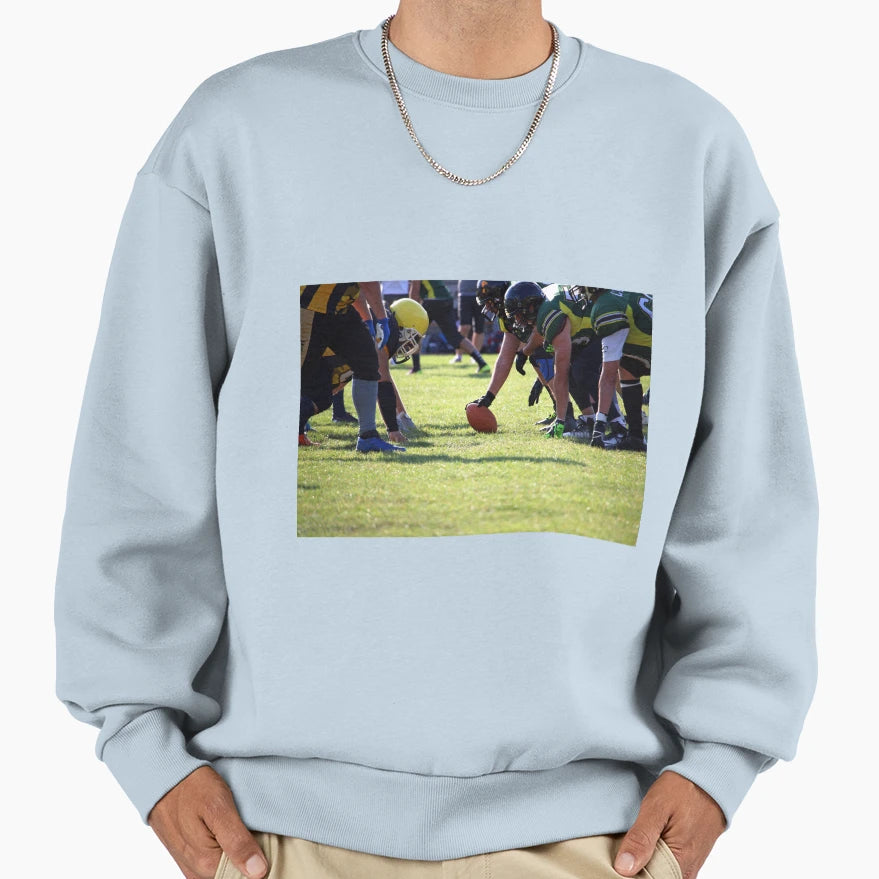 American Football Players Sweatshirt - Casual Everyday Wear for Adults - T-Shirt, Sweatshirt, Hoodie