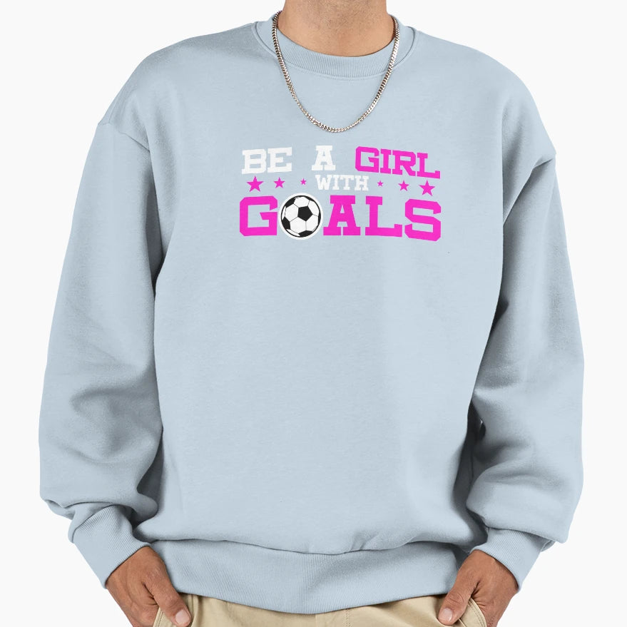 Goals Soccer Product Soccer Sports Sweatshirt - Custom Art Print Men Women - T-Shirt, Sweatshirt, Hoodie