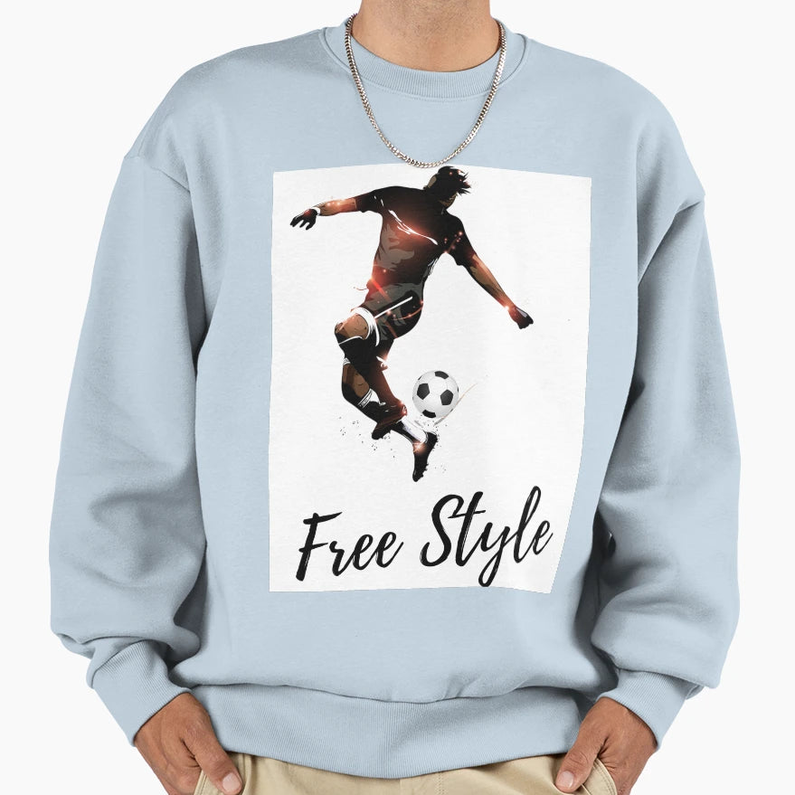 Freestyle Football Sweatshirt - Streetwear Style for Adults - T-Shirt, Sweatshirt, Hoodie