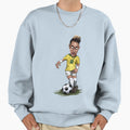 Neymar Most Talented Player Sweatshirt - Novelty Apparel Unisex - T-Shirt, Sweatshirt, Hoodie