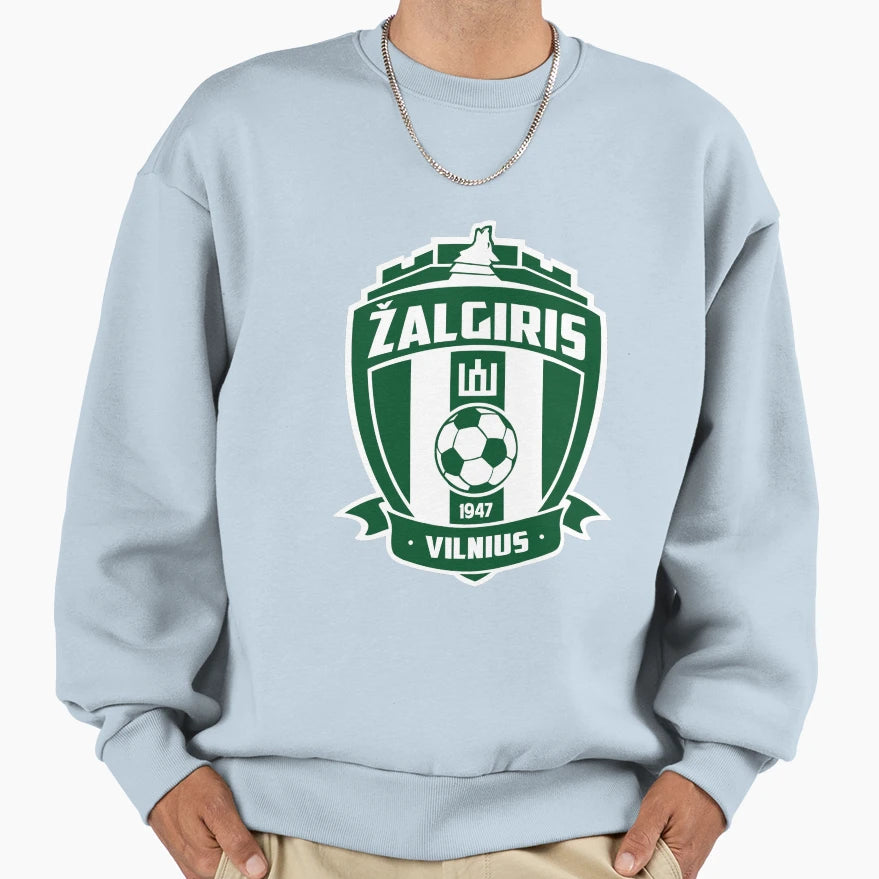 Zalgiris Football Team Logo Sweatshirt - Novelty Apparel for Adults - T-Shirt, Sweatshirt, Hoodie