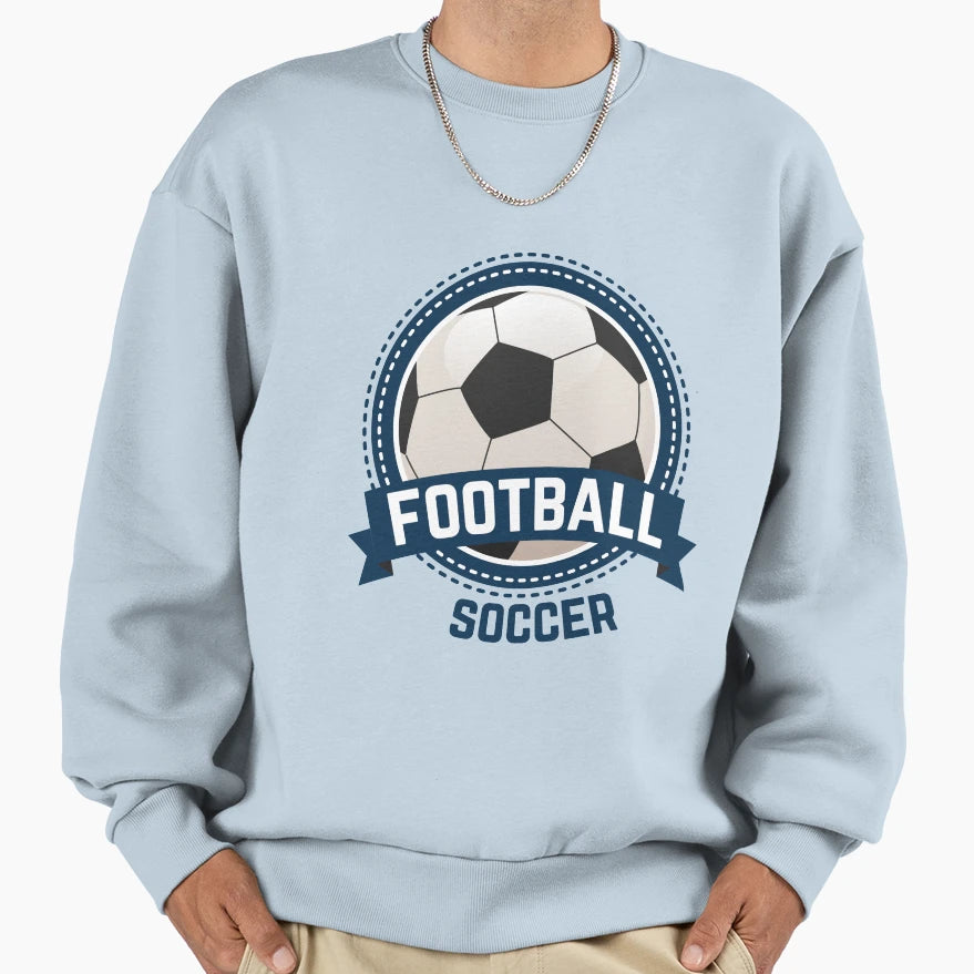 Soccer Football Player Fan Goal Sweatshirt - Graphic Print for Adults - T-Shirt, Sweatshirt, Hoodie