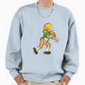 American Football Cartoon 22 41 Sweatshirt - Novelty Apparel for Adults - T-Shirt, Sweatshirt, Hoodie