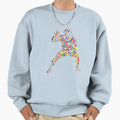 American Football Player Polka Dots Sweatshirt - Graphic Print Men Women - T-Shirt, Sweatshirt, Hoodie