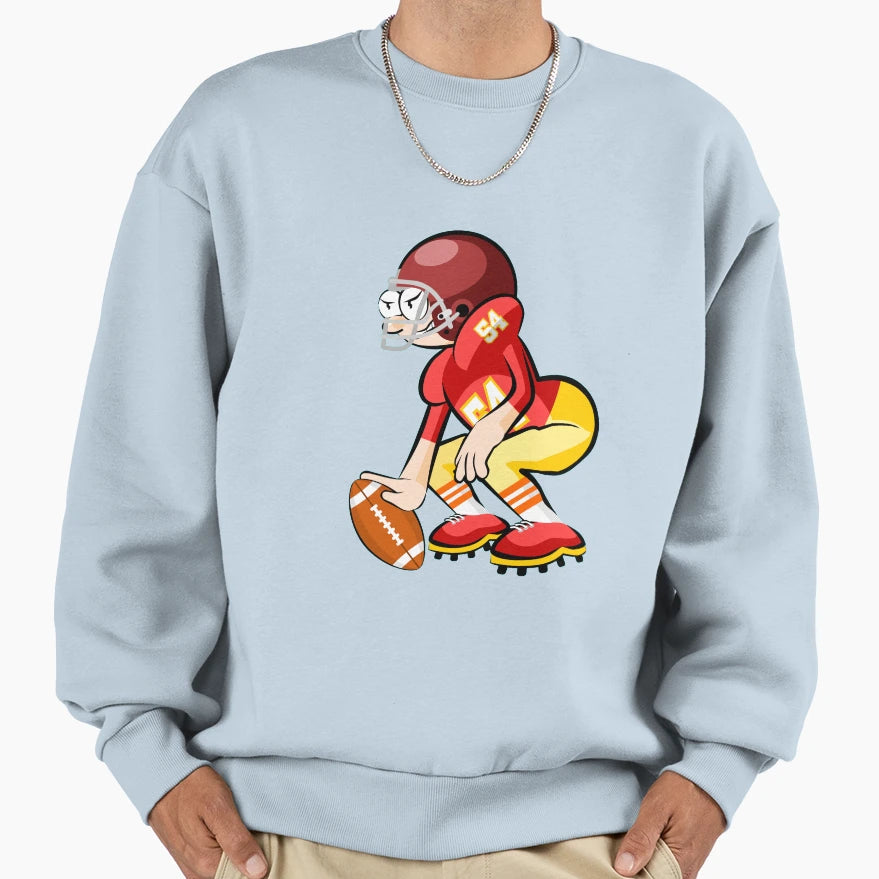 American Football Cartoon 25 41 Sweatshirt - Graphic Print Men Women - T-Shirt, Sweatshirt, Hoodie