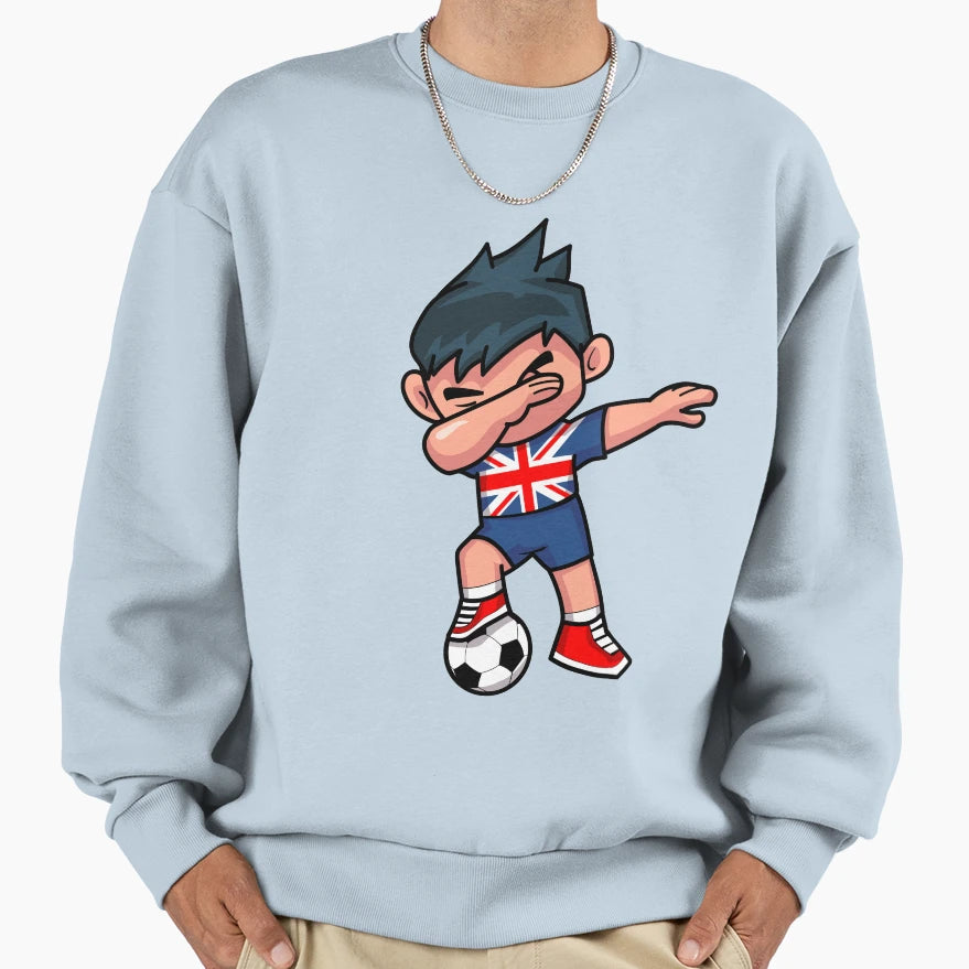Soccer Dabbing England Sweatshirt - Custom Art Print Unisex - T-Shirt, Sweatshirt, Hoodie