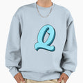 Blue Q Sweatshirt - Trendy Graphic Unisex - T-Shirt, Sweatshirt, Hoodie