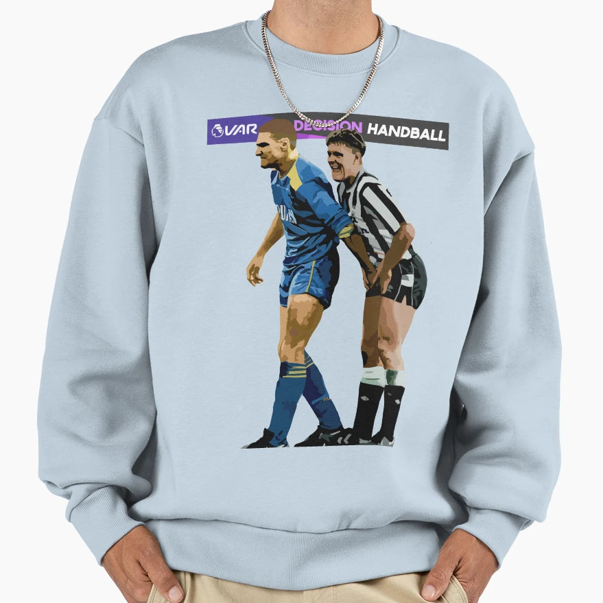 Gazza Vinnie Handball Sweatshirt - Novelty Apparel for Adults - T-Shirt, Sweatshirt, Hoodie