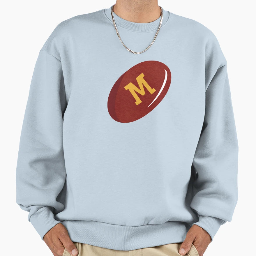 Rugby Ball Sweatshirt - Graphic Print for Adults - T-Shirt, Sweatshirt, Hoodie