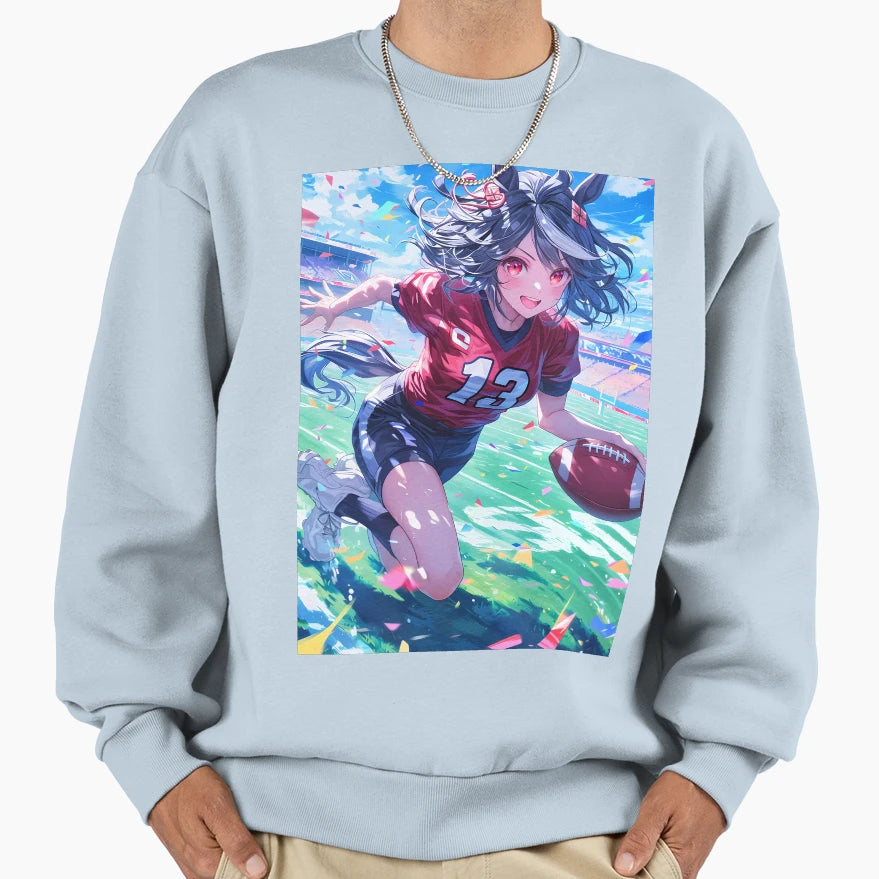 Kitasan Black Uma Musume Pretty Derby Sweatshirt - Graphic Print Unisex - T-Shirt, Sweatshirt, Hoodie