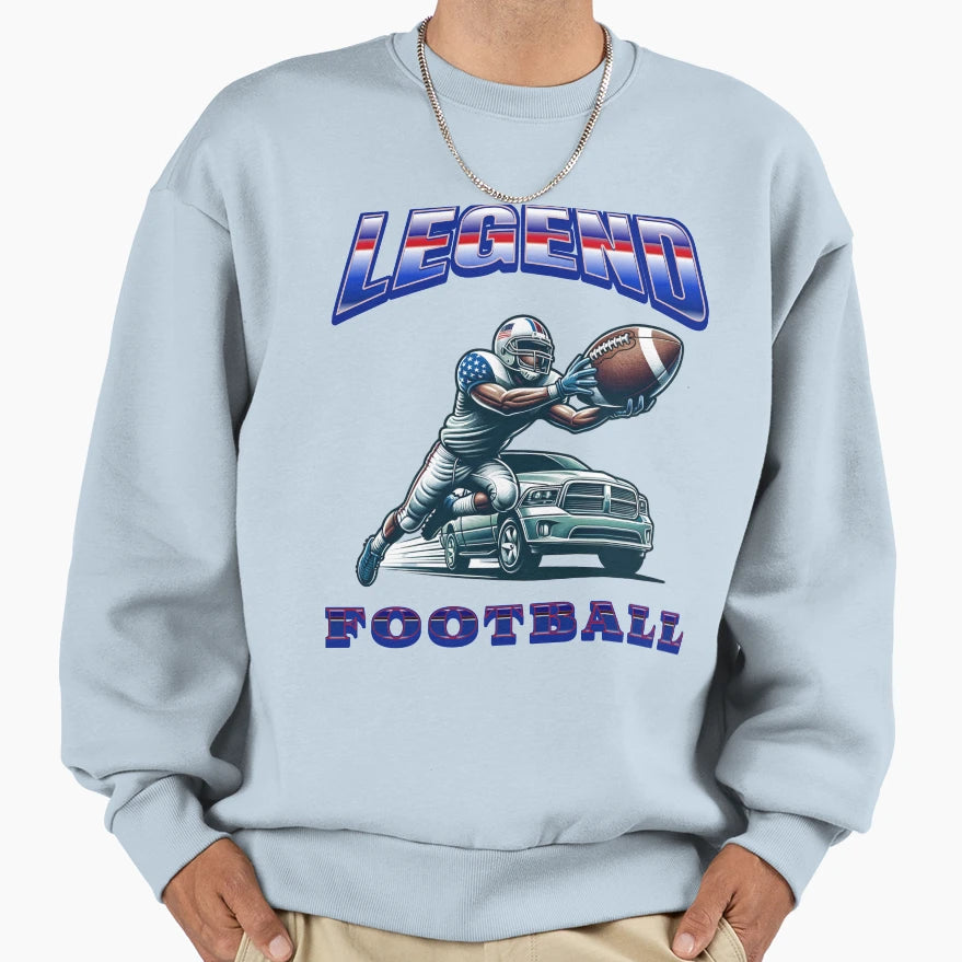 Legend Football Sweatshirt - Graphic Print Unisex - T-Shirt, Sweatshirt, Hoodie