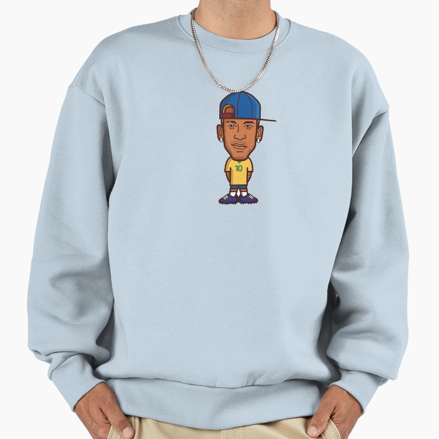 Neymar 10 Sweatshirt - Trendy Graphic Men Women - T-Shirt, Sweatshirt, Hoodie