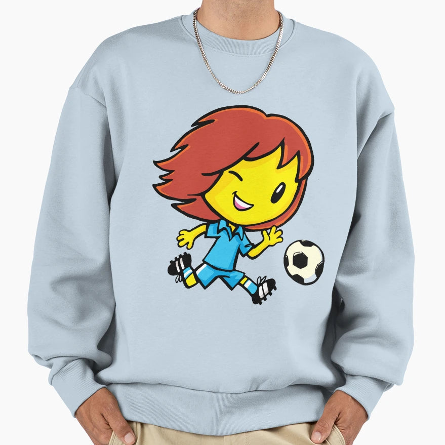 Emo Footballer Sweatshirt - Novelty Apparel for Adults - T-Shirt, Sweatshirt, Hoodie