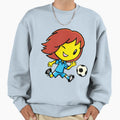 Emo Footballer Sweatshirt - Novelty Apparel for Adults - T-Shirt, Sweatshirt, Hoodie