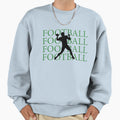 Football Silhouette Sweatshirt - Graphic Print Men Women - T-Shirt, Sweatshirt, Hoodie