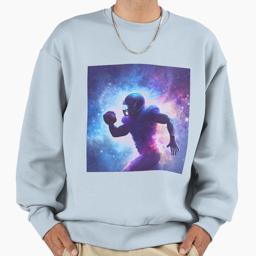 Cosmic Touchdown Sweatshirt - Casual Everyday Wear Men Women - T-Shirt, Sweatshirt, Hoodie